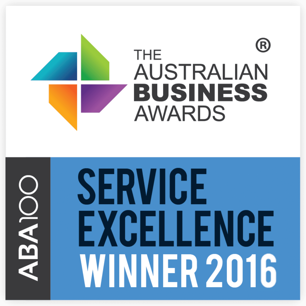 Smile Solutions ABA Service Excellence Winner 2016